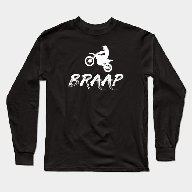 Dirt Bike Long Sleeve T-Shirt by Printnation